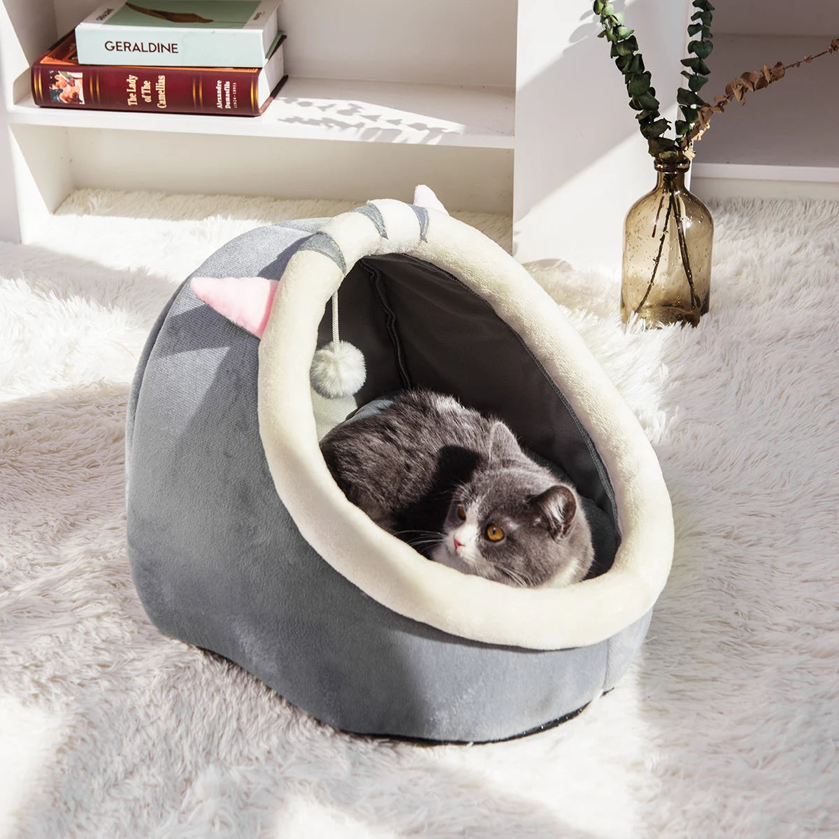 Premium Kuschelbett für kleine Hunde & Katzen